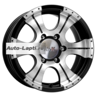 K&K 8x16/6x139,7 ET0 D108,5 Байконур (КС465) Алмаз черный